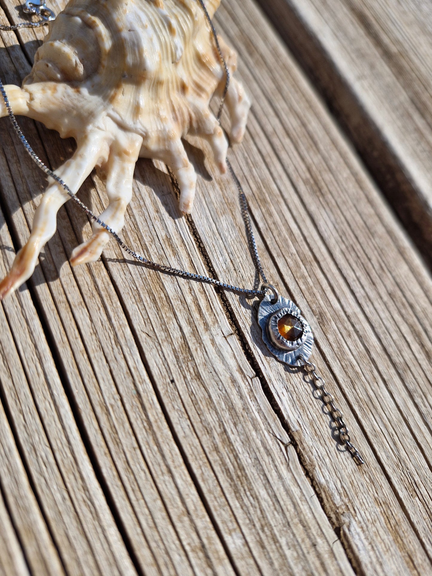 Orange Kyanite Necklace