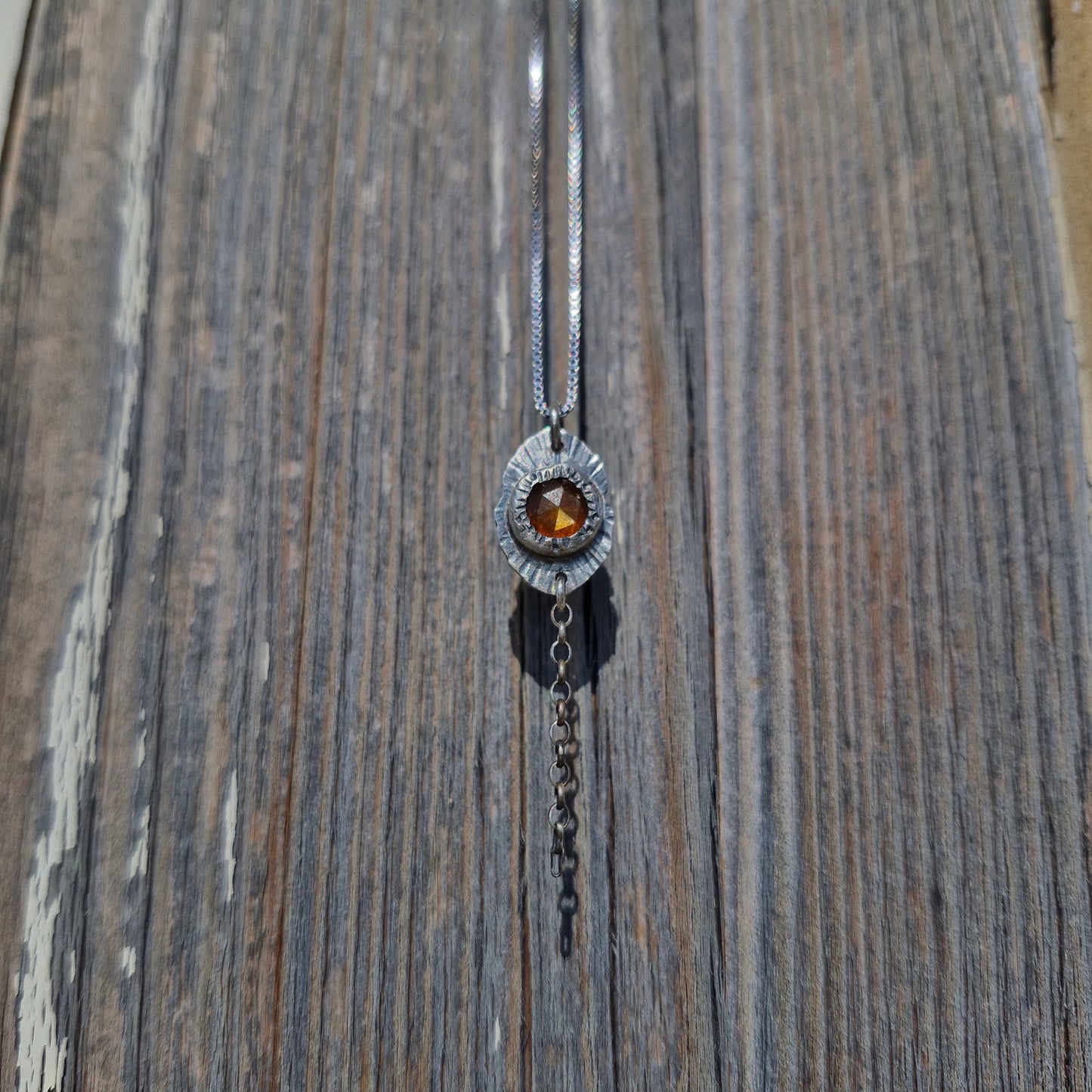 Orange Kyanite Necklace