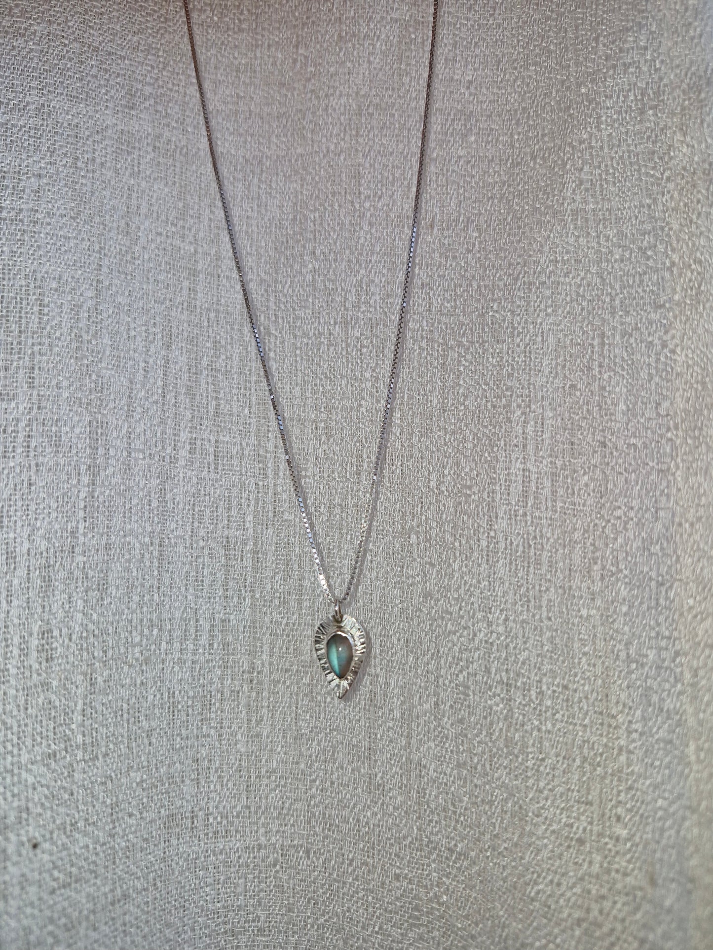 Tiny Labradorite Necklace