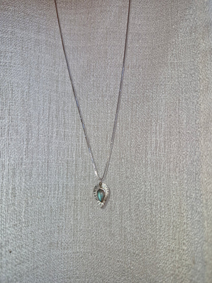 Tiny Labradorite Necklace