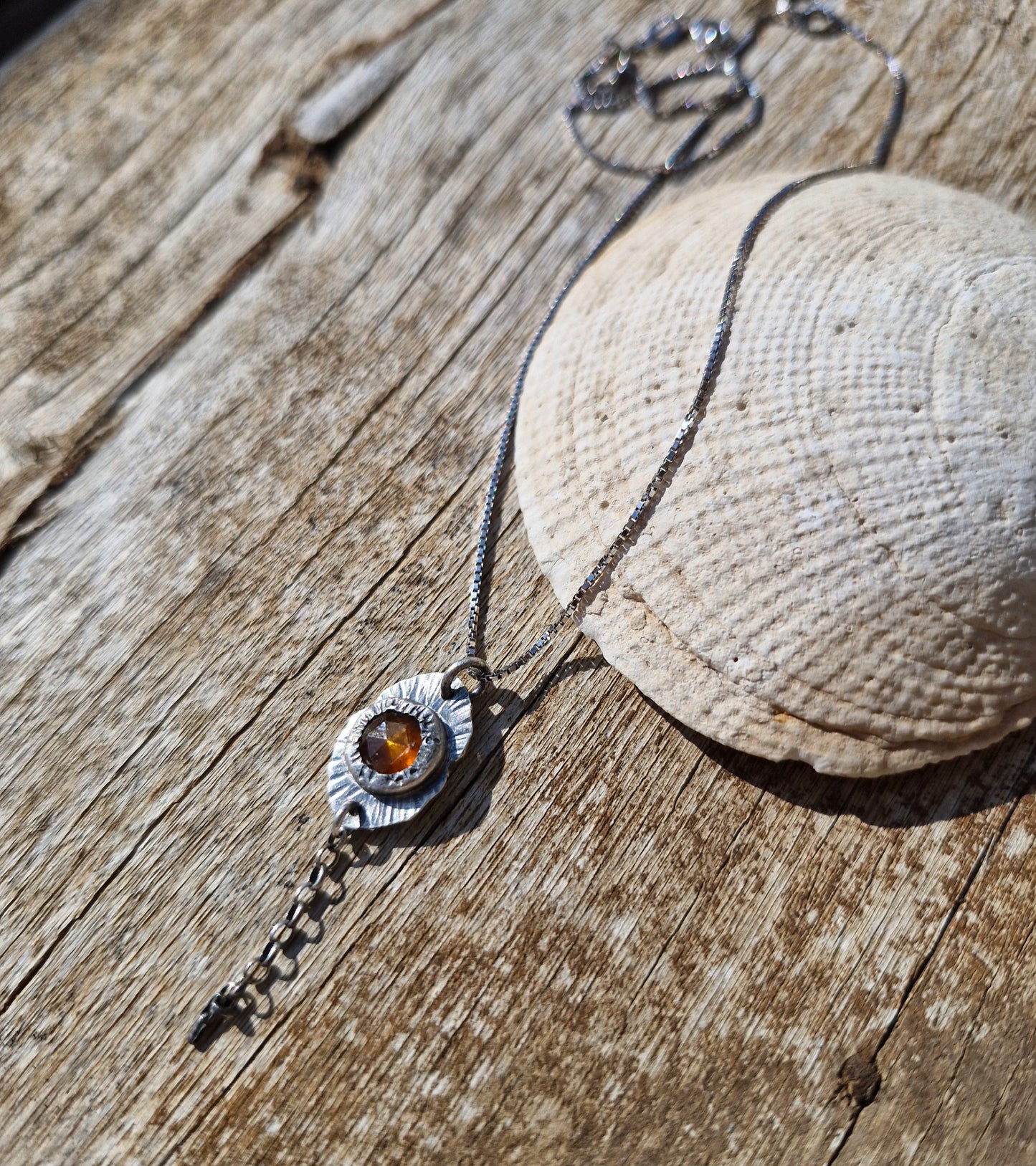 Orange Kyanite Necklace