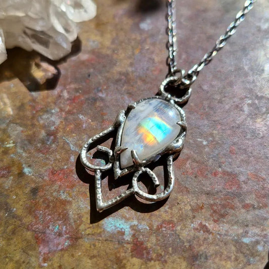 N.2 Moonstone Princess Teardrop - Pyāra Designs