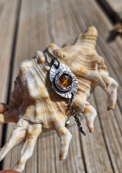 Orange Kyanite Necklace